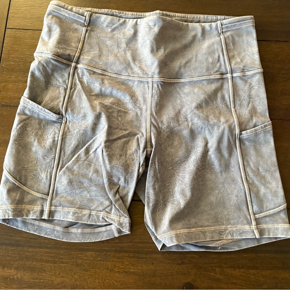 Lululemon Athletica Light Gray Athletic Shorts